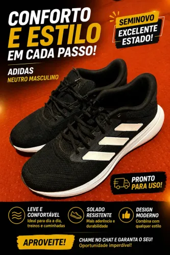 Tênis Adidas Masculino Original - Tamanho 43/44 - Excelente Estado