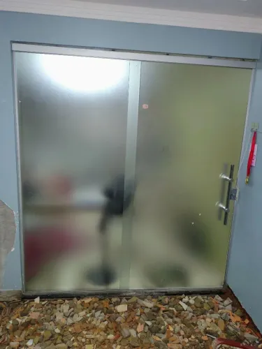 portas de vidro