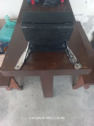 Suporte sob medida de inox para motor eletrico ou combustao para caiaque brudden fisching