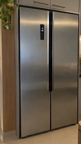VENDO GELADEIRA SIDE BY SIDE INOX