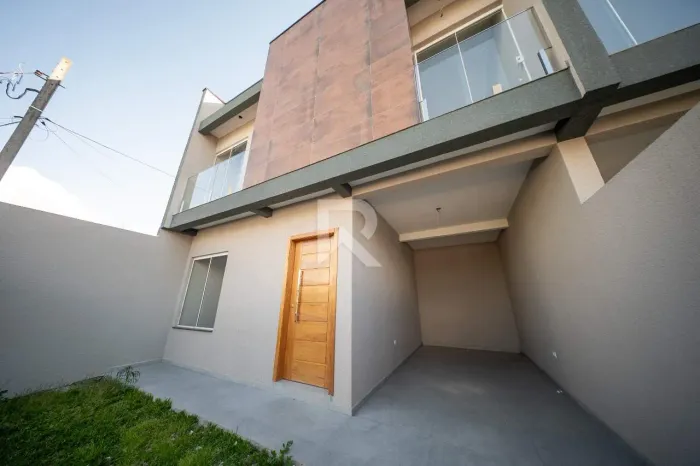 Sobrado Novo com Quintal e Churrasqueira, 3 Quartos e 2 Vagas à Venda, 86,74 m² - Campo Co
