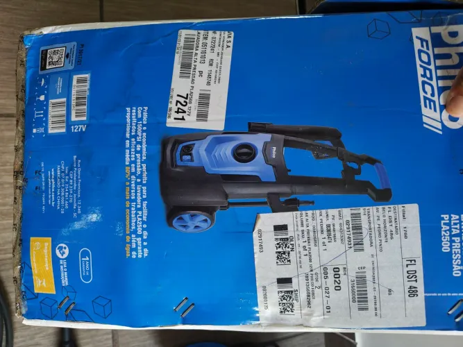 Lavadora de alta pressão Philco PLA2500, 127 V