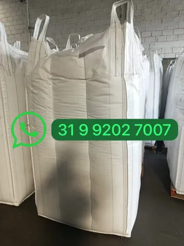 Big bag travado para polímeros, plástico em grãos novos modelo braskem