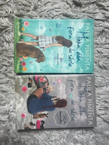 Livros Minha vida fora da série 1 temporada e 3 temporada