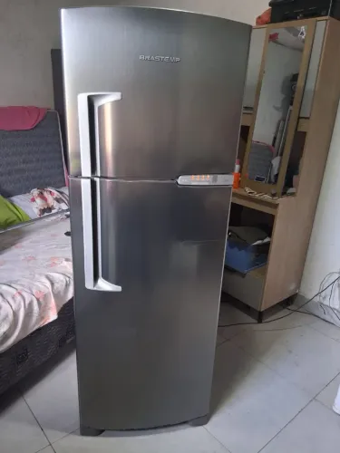 Geladeira Brastemp clean inox Entrego!!!