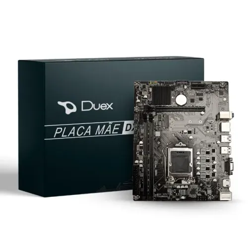 Placa-mãe H310M Duex LGA 1151 DDR4 | Novo | Loja Física