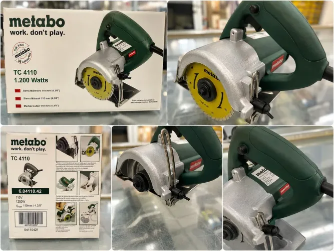 Serra mármore metabo 110v nova com garantia
