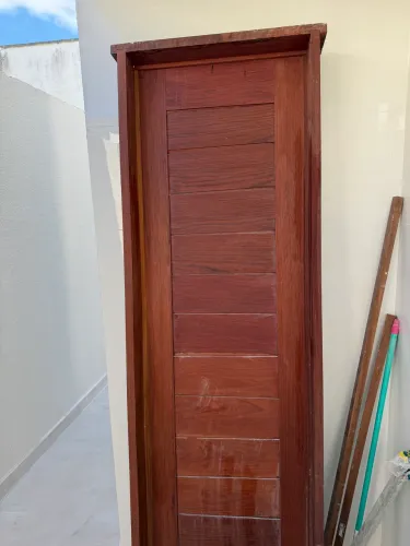 Porta de jatobá maciça NOVA