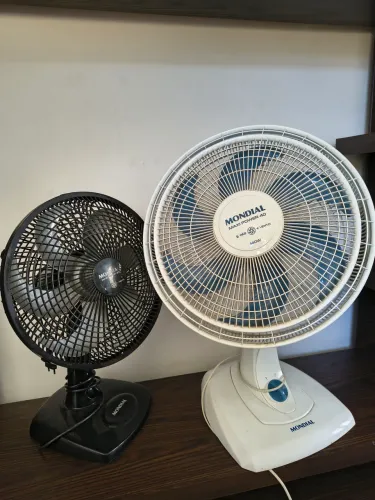 Ventilador na promoção