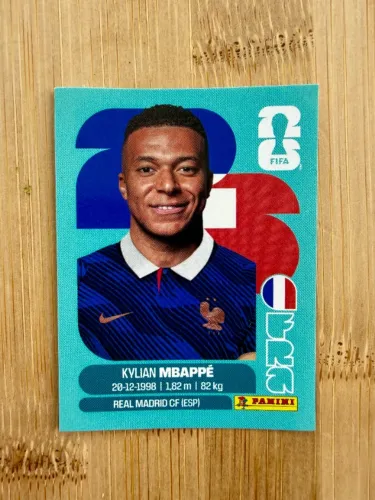 Figurinha Avulsa - Kyllian Mbappé - FRA 20 - Copa 2026