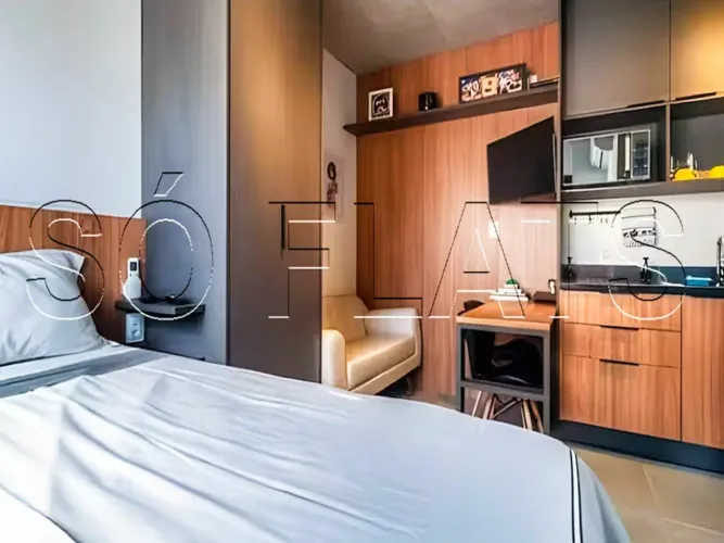 Studio no VN Ueno disponível para locação contendo 19m² e 01 dormitório.