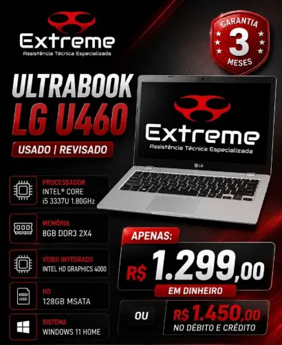 Ultrabook LG U460 Revisado e com Garantia