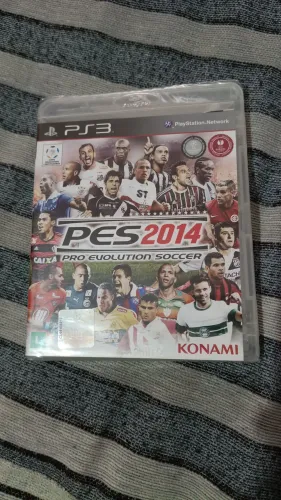 PES 2014 Konami brasileirão PS3 original lacrado em português Br - (mídia nova)