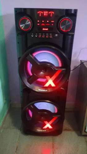 Caixa amplificada Amvox 1900w