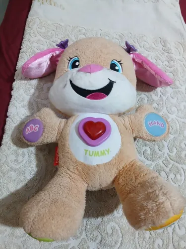 ursinha fisher price que fala inglês funciona perfeitamente <br>R$ 160