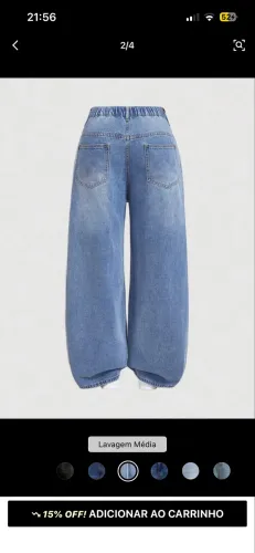 Calça jeans plus size