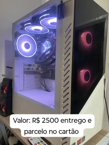 PC Gamer Ryzen 5 4600G| 16GB 3600MHz| WC240mm| NVME 256GB + HD1TB| FONTE MSI 650W