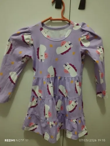 Vestido unicórnio inverno 