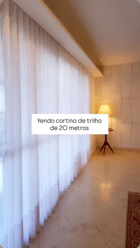 Cortina em voal 20 metros