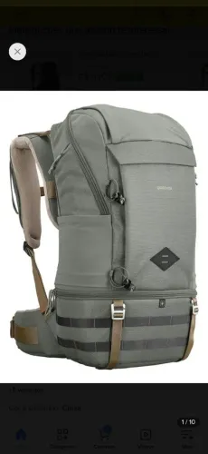 Mochila De Caminhada/trilha Quechua Nh Arpenaz 900 25 Litros Cor Cinza