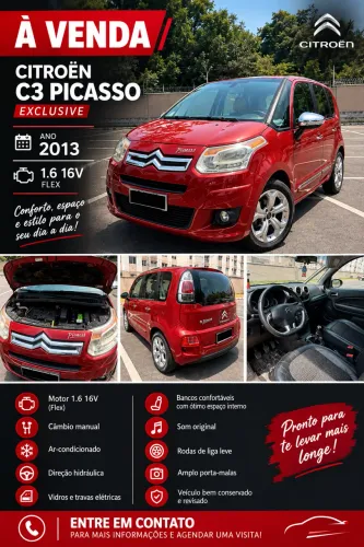 Citroen C3 Picasso Exclusive 1.6 Flex 16V 5P MEC 2013
