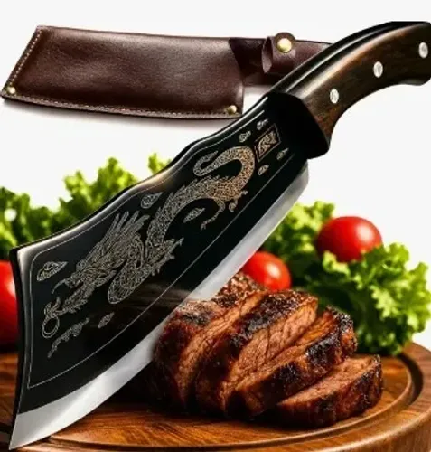 Cutelo Black Dragon 32cm - Presente Dia dos Pais