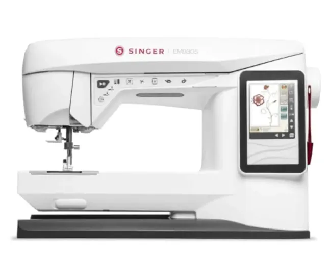 Máquina de bordar Singer EM9305 - Praticamente nova
