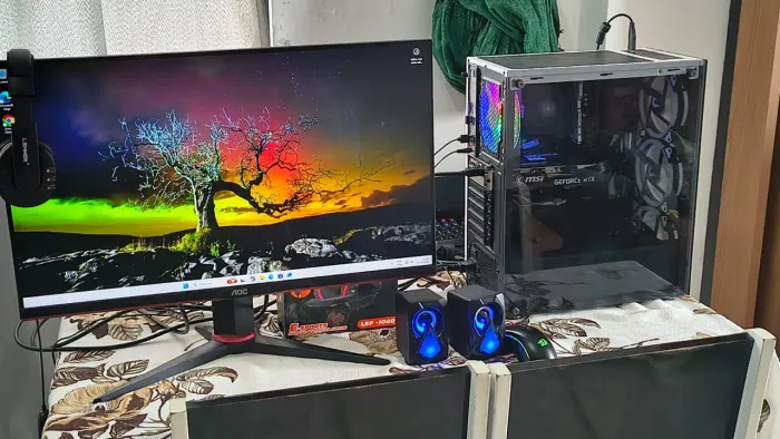 Pc Gamer Completo + Monitor e Perifericos
