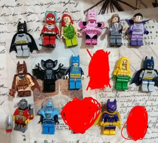 Minifiguras Compatíveis Blocos de Montar DC (LEIA A DESCRIÇÃO)