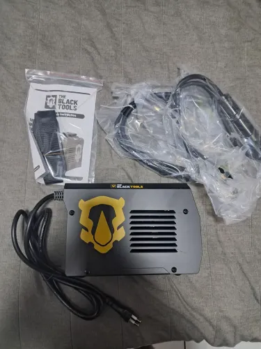 Máquina Inversora De Solda Portatil Mma Eletrodo Tig Top Arc200 The Black Tools