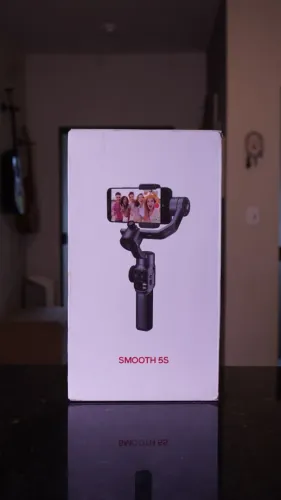 Gimbal Zhiyun Smooth 5S - Completo, Poucas Marcas de Uso