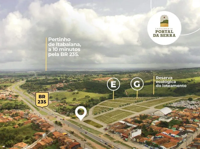 VENDA DE LOTES PARA CHÁCARAS NO PORTAL DA SERRA ITABAIANA - A PARTIR DE 50.000,00