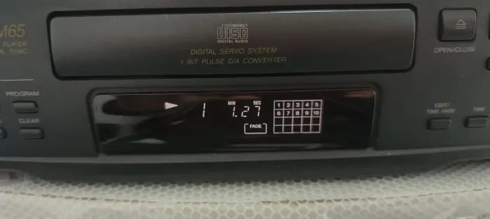 CD PLAYER SONY CDP-M65 FUNCIONANDO.