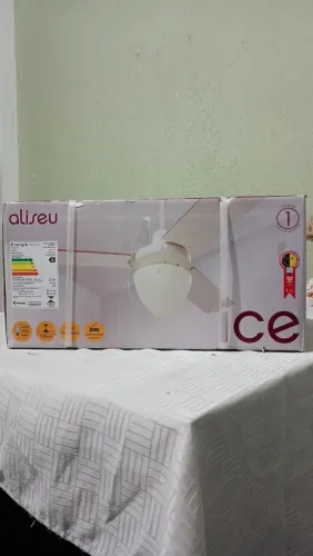 Ventilador de teto aliseu manual na caixa