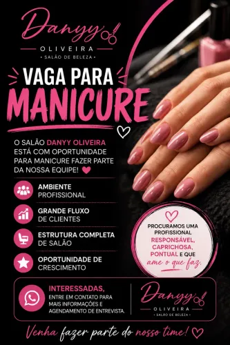 ? VAGA PARA MANICURE / Nail designer