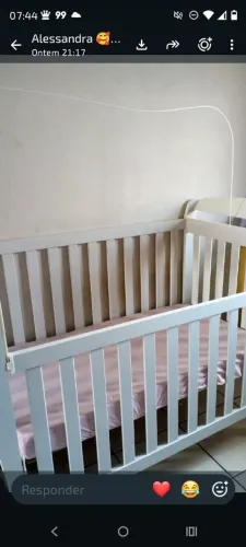 Berço branco Canaã