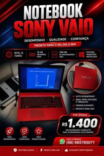 Notebook Sony Vaio