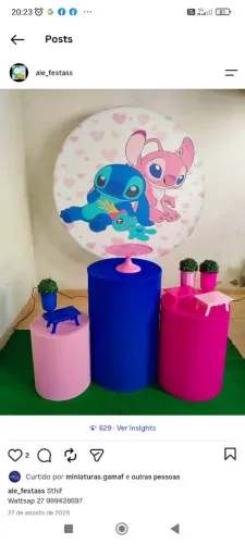 Decoração pegue monte 