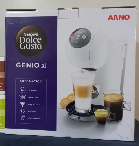 NOVA. ! Cafeteira Dolce Gusto Gênio S Branca 220v