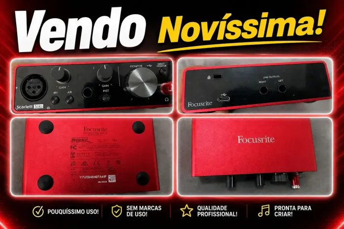 Interface de áudio profissional