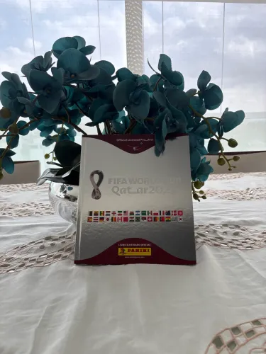 Álbum capa dura PRATA Copa do mundo 2022 vazio 