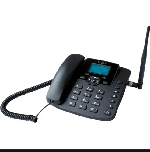 Telefone Celular de Mesa Elsys EPFS12 Dual Chip GSM - Preto