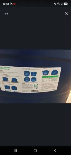 Caixa d'água 500 litros