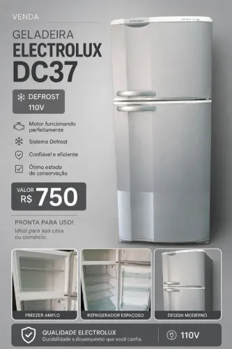 Geladeira Eletrolux DC37 110v