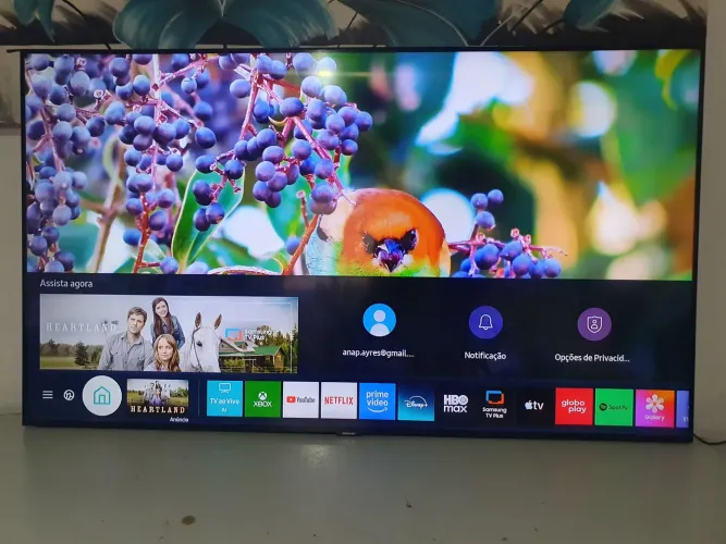 Smart Tv Samsung 4K Led 55 Polegadas Un55tu8000g Usada em Bom Estado!Testo na Hora!