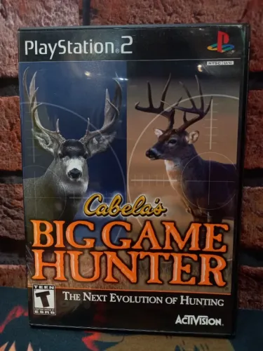 JOGO CABELAS BIG GAME HUNTER PS2 USA ORIGINAL COMPLETO 