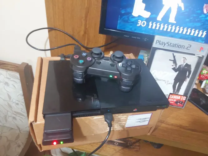 Playstation 2 Slim Completo Funcionando 100%