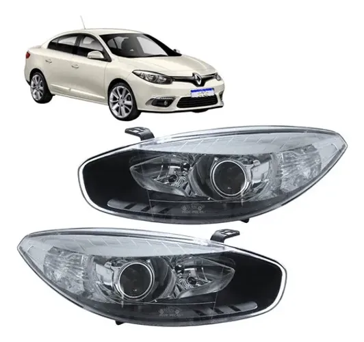 Par Farol Renault Fluence Fume Sem Xenon 2014 A 18 Ambos Lados