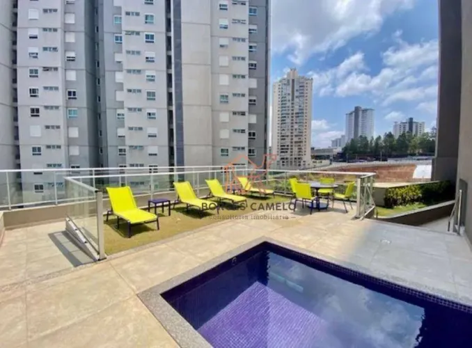 Apartamento com 1 dormitório para alugar, 57 m² por R$ 3.800/mês - Vila da Serra - Nova Li