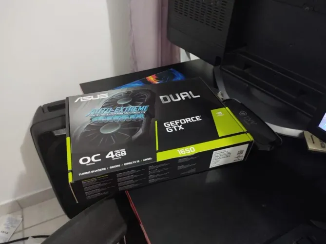 Placa De Vídeo Nvidia Asus Dual Geforce Gtx 16 Series Gtx 1650 Dual-gtx1650-4g 4gb